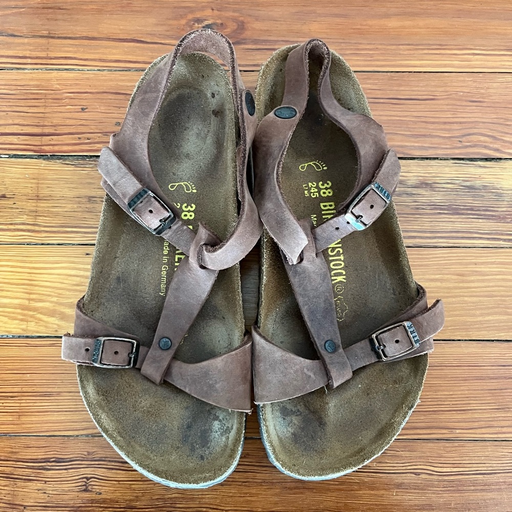 Birkenstock Brown Ankle Strap Sandles